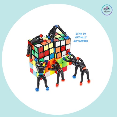 Tiny Toys Flexible Sticky Wall Climbing Rolling Man Ninjas Spider Man Stickers Toys For Kids Multicolor Pretend Play LUCKYPOT Royapuram Chennai Tamil Nadu